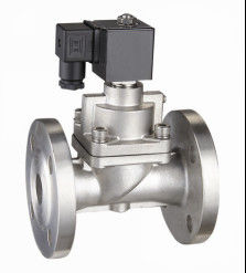 Pilot Operated NC Solenoid Valve High Pressure  , 15mm Solenoid Valve SS304