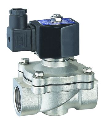 2W Series Brass Diaphragm Solenoid Valve Gas Media Base