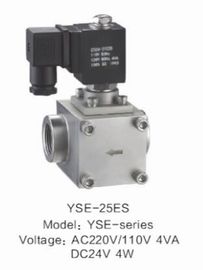Elettrovalvola a solenoide pilota ad alta pressione di potere basso, valvola dell'acqua del solenoide di bassa tensione