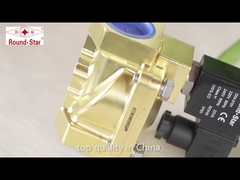 Elettrovalvola a membrana ad azionamento pilota in ottone modello RSP-25 1